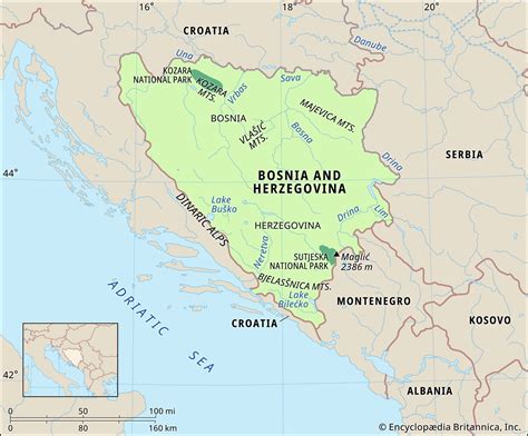 Bosnia and Herzegovina Maps & Facts .